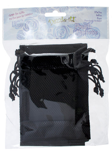 Dazzle-It Sachet Satin Pouch 3-set (S/M) Checkered