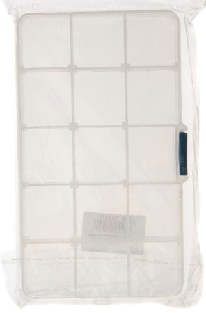 Plastic Box (17.6x10.2x2.2cm) With 15 Compartments