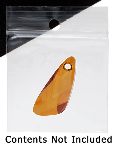 Zip Lock Bag Crystal Clear With Hole