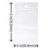 Zip Lock Bag Crystal Clear With Hole