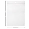 Zip Lock Bag Crystal Clear With Hole