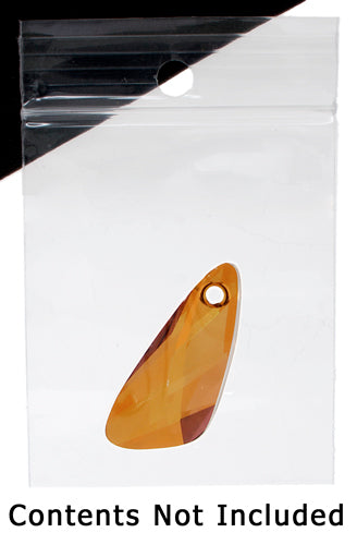 Zip Lock Bag Crystal Clear With Hole (3mil)