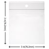 Zip Lock Bag Crystal Clear With Hole (3mil)