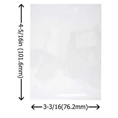 Bag Crystal Clear No Flap (1.6mil)