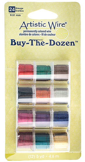 Art Wire Multi 12 Spools - 5 Yards Each
