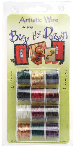 Art Wire Multi 12 Spools - 5 Yards Each