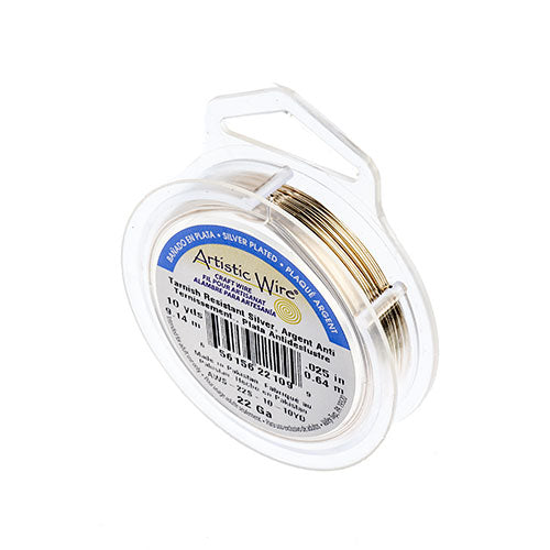 Art Wire 22ga Lead/Nickel Safe Non-Tarnish Silver