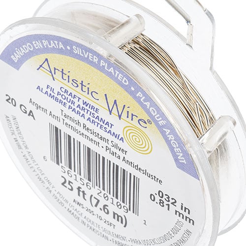 Silver Plate Wire 20ga 