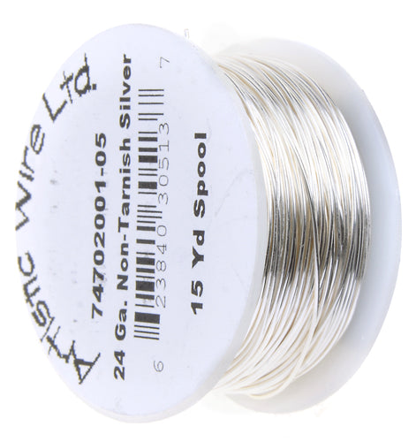 Silver Plate Wire 24ga Non-Tarnish