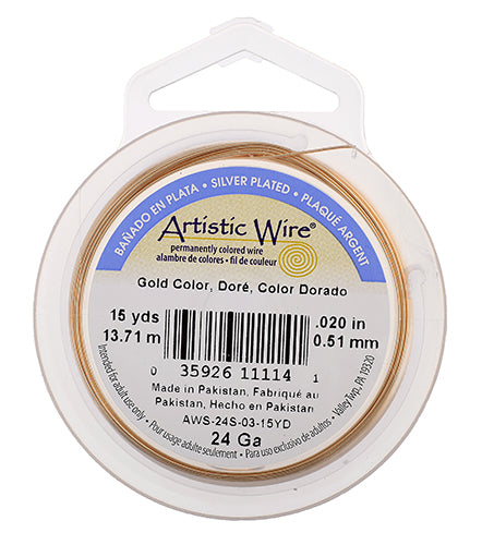 Silver Plate Wire 24ga Non-Tarnish