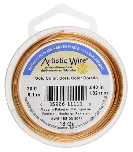 Silver Plate Wire 18ga Lead/Nickel Safe 