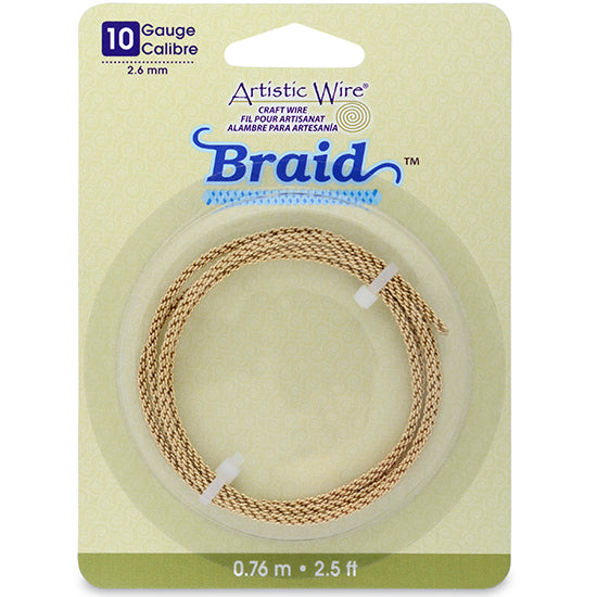 Artistic Wire - Braid 10ga Round 2.5ft