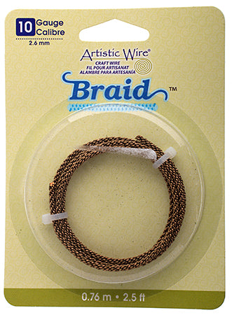Artistic Wire - Braid 10ga Round 2.5ft