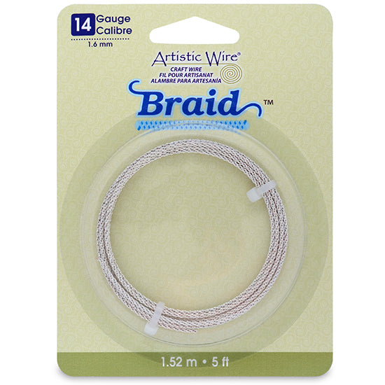 Artistic Wire - Braid 14ga Round 5ft