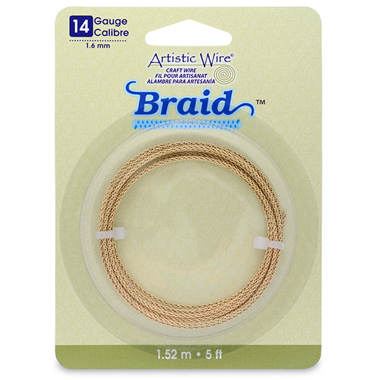 Artistic Wire - Braid 14ga Round 5ft
