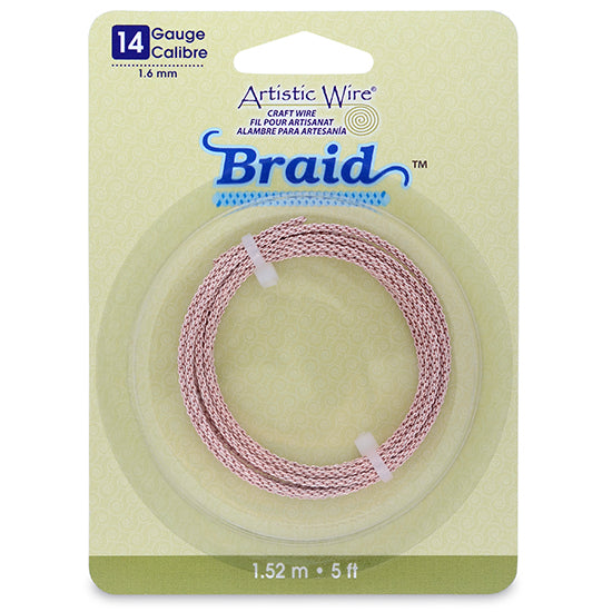 Artistic Wire - Braid 14ga Round 5ft