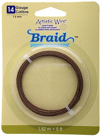 Artistic Wire - Braid 14ga Round 5ft