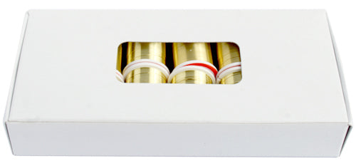 Beading Wire 34ga Gold 24yds (12pcs/Box)