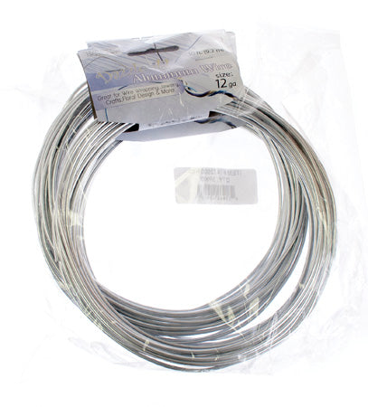 Aluminum Wire 12ga (2.5mm) 30ft Round 