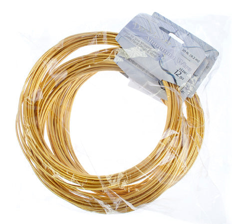 Aluminum Wire 12ga (2.5mm) 30ft Round 