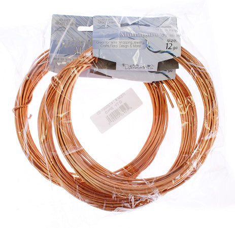 Aluminum Wire 12ga (2.5mm) 30ft Round 