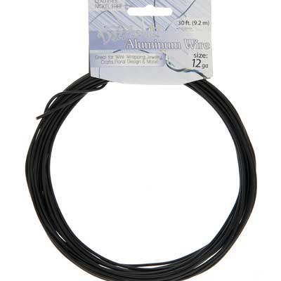 Aluminum Wire 12ga (2.5mm) 30ft Round