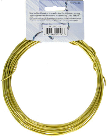 Aluminum Wire 12ga (2.5mm) 30ft Round 