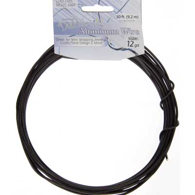 Aluminum Wire 12ga (2.5mm) 30ft Round