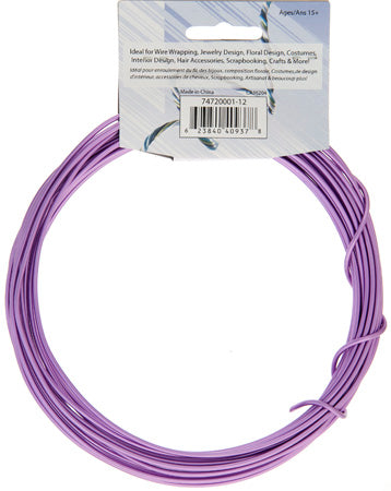 Aluminum Wire 12ga (2.5mm) 30ft Round 