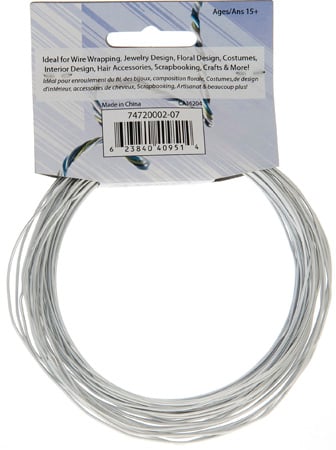 Aluminum Wire 18ga (1.2mm) 30ft Round 