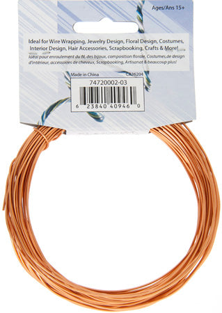 Aluminum Wire 18ga (1.2mm) 30ft Round 