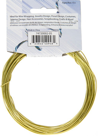 Aluminum Wire 18ga (1.2mm) 30ft Round 