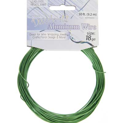 Aluminum Wire 18ga (1.2mm) 30ft Round