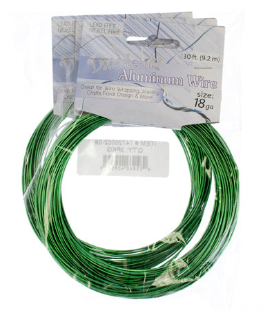 Aluminum Wire 18ga (1.2mm) 30ft Round 