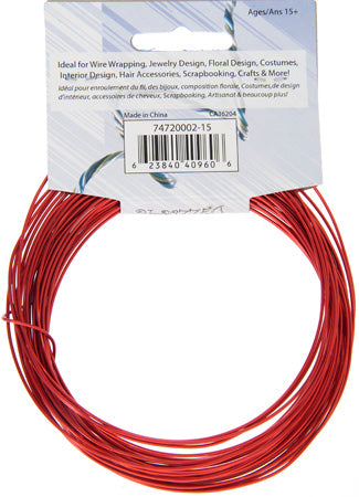 Aluminum Wire 18ga (1.2mm) 30ft Round 