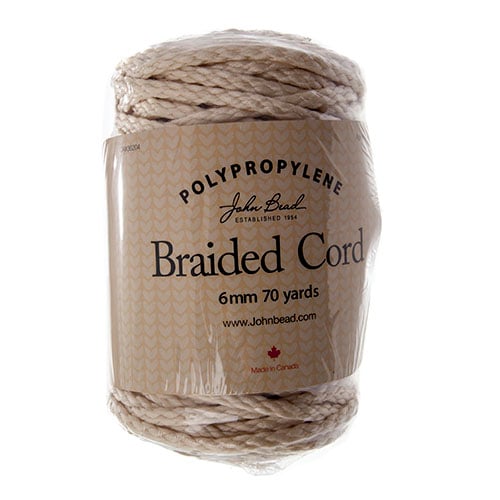 Braided Macrame Cord 6mm 70yds 