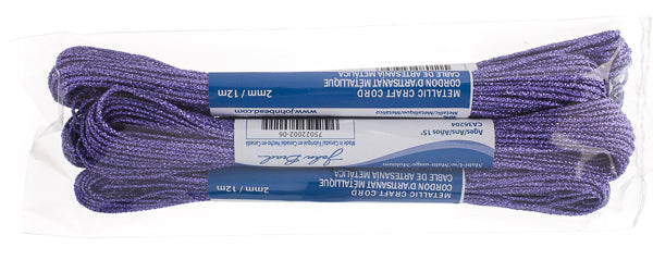 Metallic Braided Cord 2mm 12m 