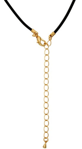 Necklace - Rubber Cord 2mm W/ Spring Ring & Extender