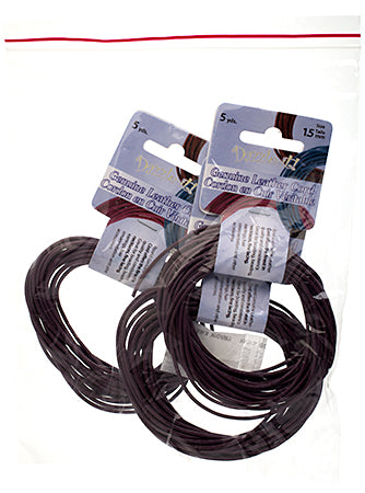 Dazzle-It Genuine Leather Cord 1.5mm Round  5yds