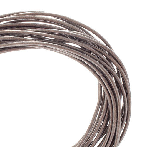 Dazzle-It Genuine Leather Cord 1.5mm Round  5yds