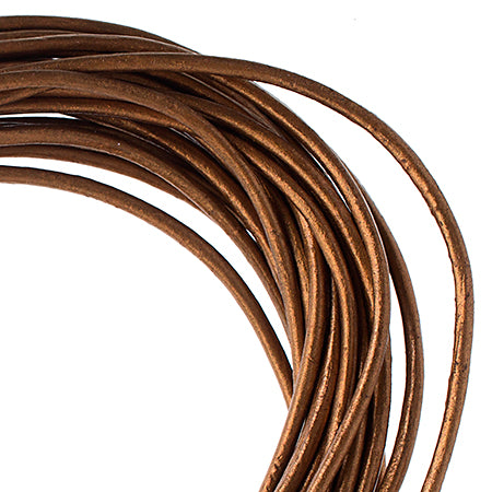 Dazzle-It Genuine Leather Cord 1.5mm Round  5yds