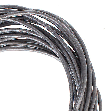 Dazzle-It Genuine Leather Cord 1.5mm Round  5yds