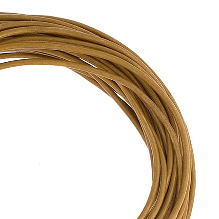 Dazzle-It Genuine Leather Cord 1.5mm Round  5yds