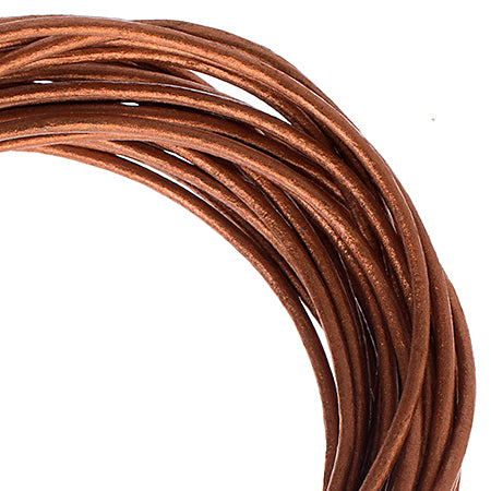 Dazzle-It Genuine Leather Cord 1.5mm Round  5yds