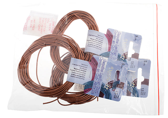 Dazzle-It Genuine Leather Cord 1.5mm Round  5yds