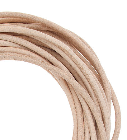 Dazzle-It Genuine Leather Cord 2mm Round  5yds