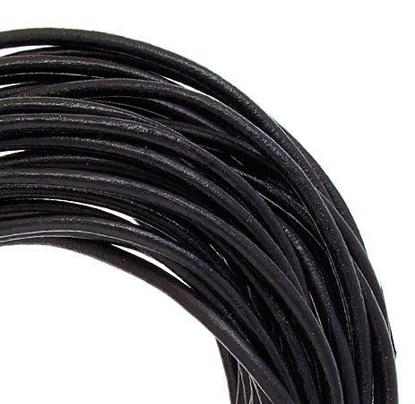 Dazzle-It Genuine Leather Cord 2mm Round  5yds