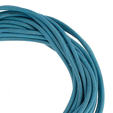 Dazzle-It Genuine Leather Cord 2mm Round  5yds