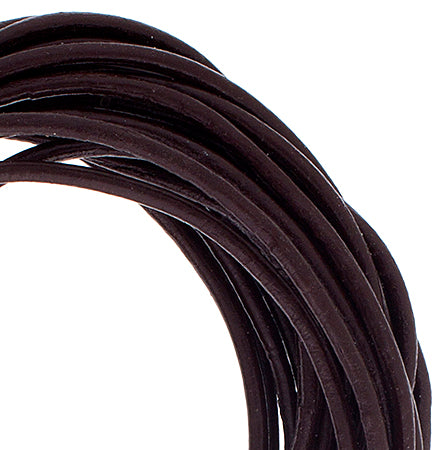 Dazzle-It Genuine Leather Cord 2mm Round  5yds