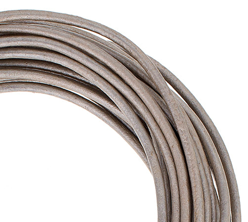 Dazzle-It Genuine Leather Cord 2mm Round  5yds